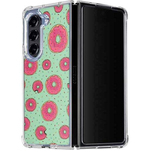 Donuts Foodie Galaxy Z Fold5 5G Clear Case