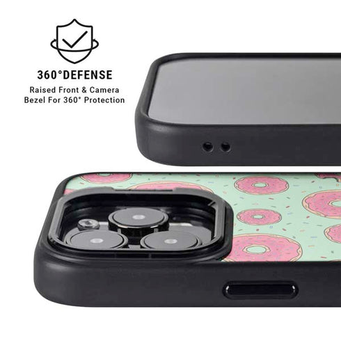 Donuts Foodie iPhone 14 Pro Max Kickstand Case