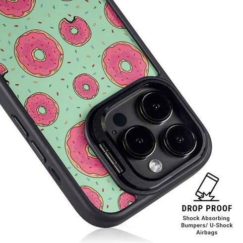 Donuts Foodie iPhone 14 Pro Max Kickstand Case