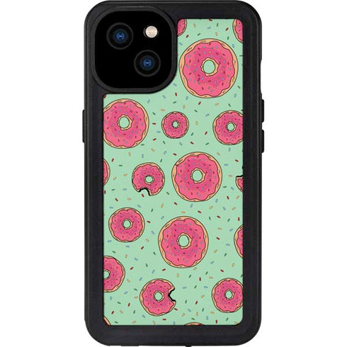 Donuts Foodie iPhone 15 Plus Waterproof Case