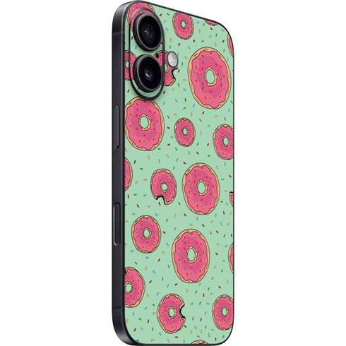 Donuts Foodie iPhone 16 Plus Skin