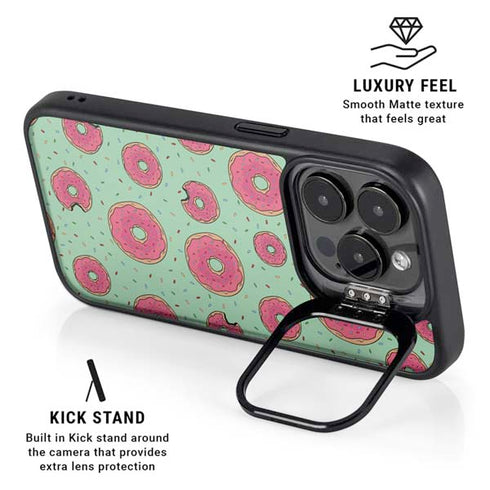 Donuts Foodie iPhone 16 Pro Kickstand Case