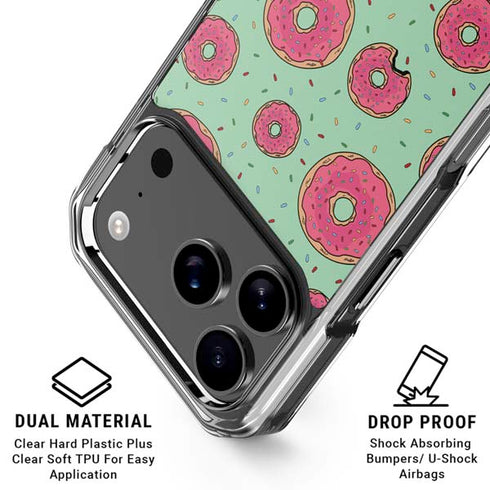 Donuts Foodie iPhone 17 Pro Clear Case