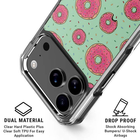 Donuts Foodie iPhone 17 Pro Max Clear Case