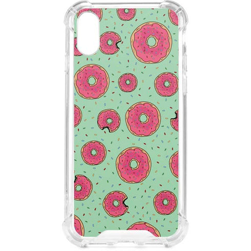 Donuts Foodie iPhone XS Clear Case