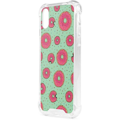 Donuts Foodie iPhone XS Clear Case