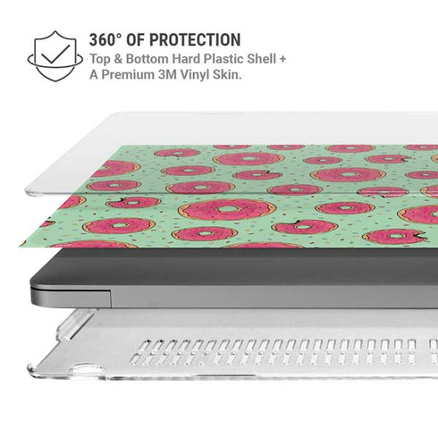 Donuts Foodie MacBook Pro 14in (2021-24) Case plus Skin