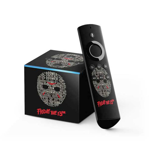Warner Bros Friday the 13th Doomed Fire TV Cube Skin