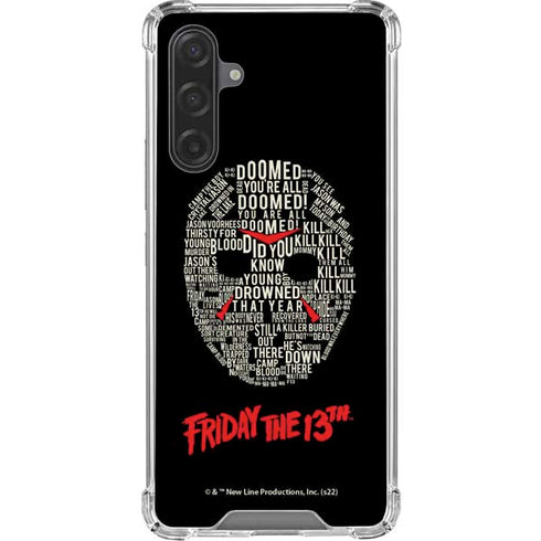 Warner Bros Friday the 13th Doomed Galaxy A17 Clear Case