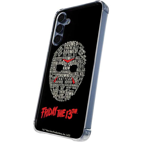 Warner Bros Friday the 13th Doomed Galaxy A35 5G Clear Case