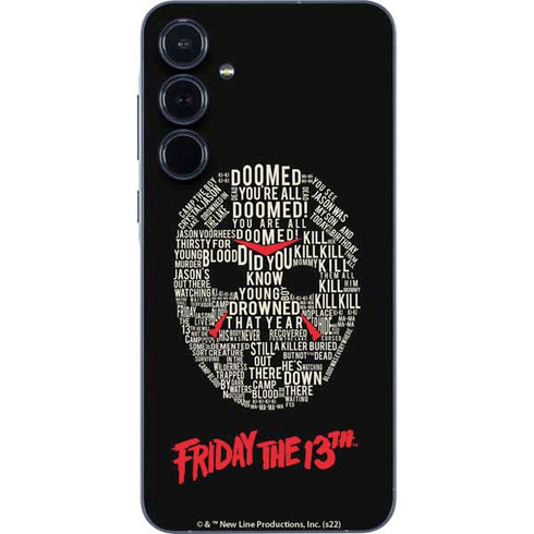 Warner Bros Friday the 13th Doomed Galaxy A36 5G Skin