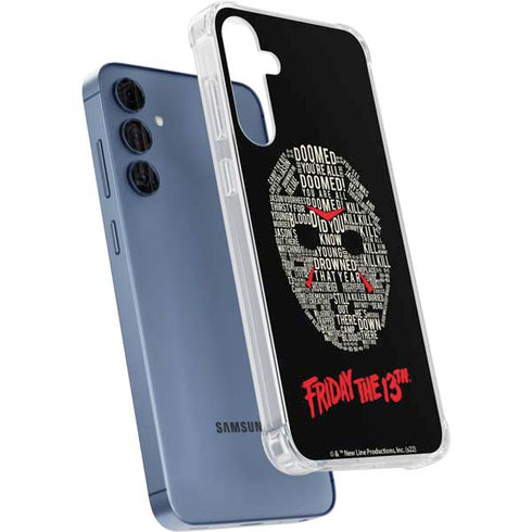 Warner Bros Friday the 13th Doomed Galaxy A55 5G Clear Case