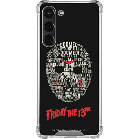 Warner Bros Friday the 13th Doomed Galaxy S24 FE Clear Case