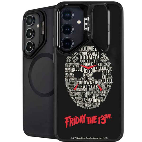 Warner Bros Friday the 13th Doomed Galaxy S25 Kickstand Case