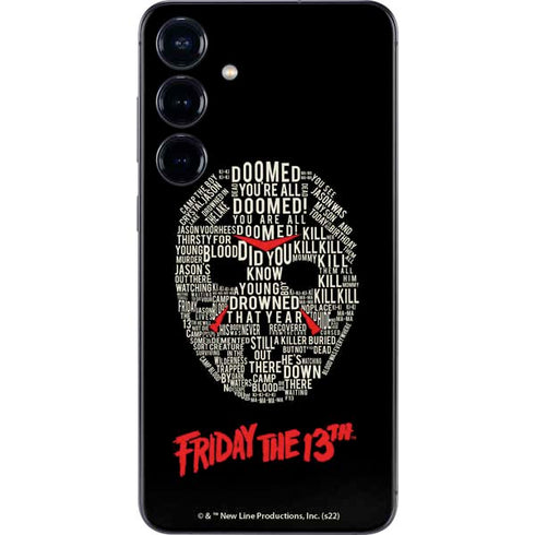 Warner Bros Friday the 13th Doomed Galaxy S25 Plus Skin