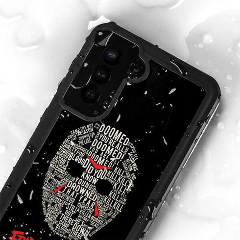 Warner Bros Friday the 13th Doomed Galaxy S24 Plus Waterproof Case
