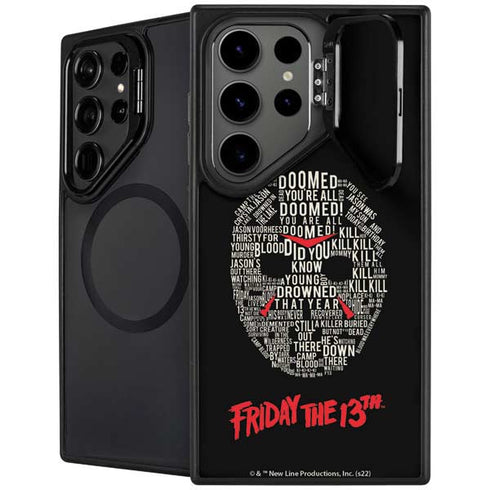 Warner Bros Friday the 13th Doomed Galaxy S25 Ultra Kickstand Case