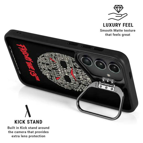 Warner Bros Friday the 13th Doomed Galaxy S25 Ultra Kickstand Case