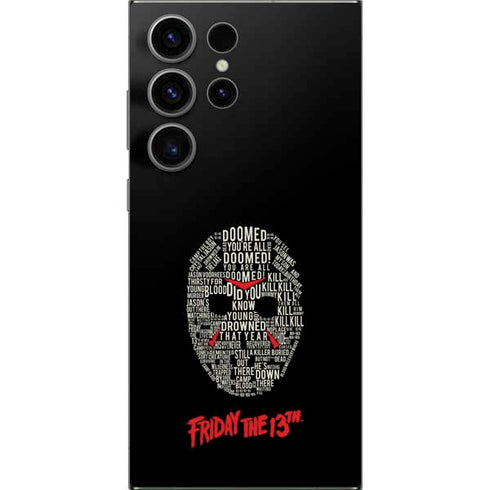 Warner Bros Friday the 13th Doomed Galaxy S25 Ultra Skin