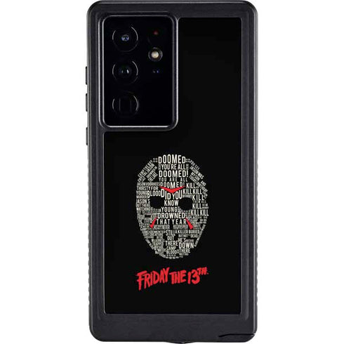 Warner Bros Friday the 13th Doomed Galaxy S24 Ultra Waterproof Case