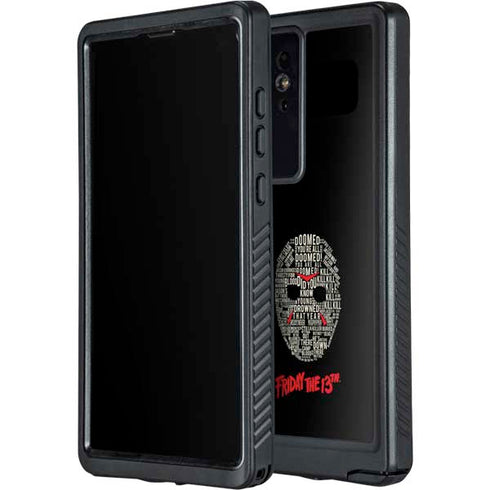 Warner Bros Friday the 13th Doomed Galaxy S24 Ultra Waterproof Case