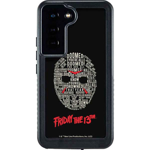 Warner Bros Friday the 13th Doomed Galaxy S24 Waterproof Case