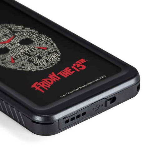 Warner Bros Friday the 13th Doomed Galaxy S24 Waterproof Case