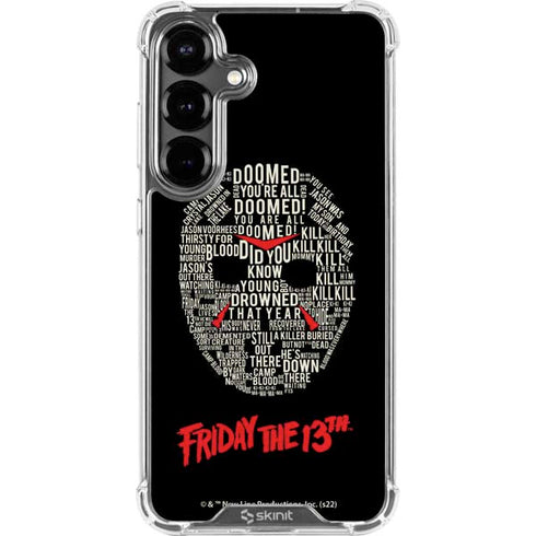 Warner Bros Friday the 13th Doomed Galaxy S26 Clear Case