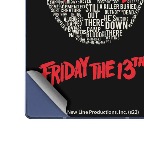 Warner Bros Friday the 13th Doomed Galaxy Z Fold6 Skin