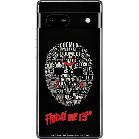 Warner Bros Friday the 13th Doomed Google Pixel 7a Skin