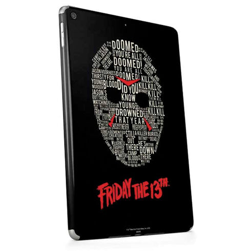 Warner Bros Friday the 13th Doomed Apple iPad Skin