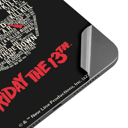 Warner Bros Friday the 13th Doomed Apple iPad Mini Skin