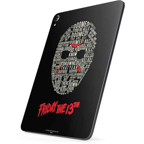 Warner Bros Friday the 13th Doomed Apple iPad Pro Skin