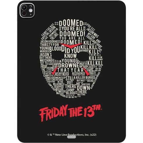 Warner Bros Friday the 13th Doomed iPad Pro 13in M4 (2024) Skin