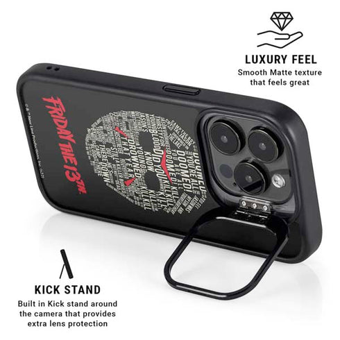 Warner Bros Friday the 13th Doomed iPhone 13 Pro Max Kickstand Case