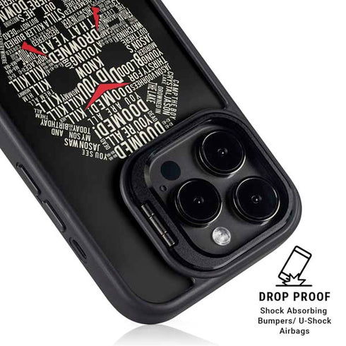 Warner Bros Friday the 13th Doomed iPhone 15 Pro Kickstand Case