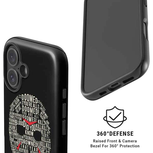 Warner Bros Friday the 13th Doomed iPhone 16 Plus Magsafe Impact Case