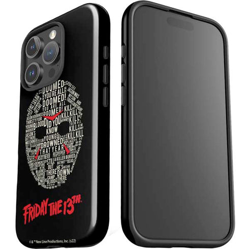 Warner Bros Friday the 13th Doomed iPhone 16 Pro Max Impact Case