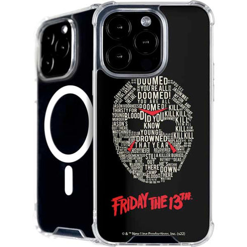 Warner Bros Friday the 13th Doomed iPhone 16 Pro Max MagSafe Case