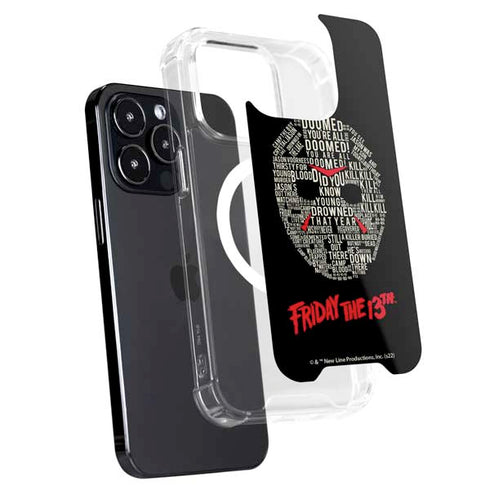 Warner Bros Friday the 13th Doomed iPhone 16 Pro Max MagSafe Case