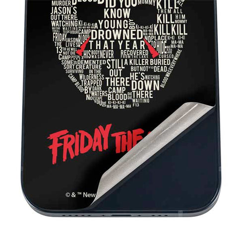 Warner Bros Friday the 13th Doomed iPhone 16 Skin