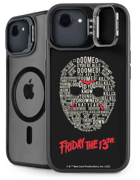 Warner Bros Friday the 13th Doomed iPhone 16e Kickstand Case