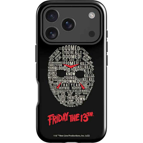 Warner Bros Friday the 13th Doomed iPhone 18 Pro Max Impact Case