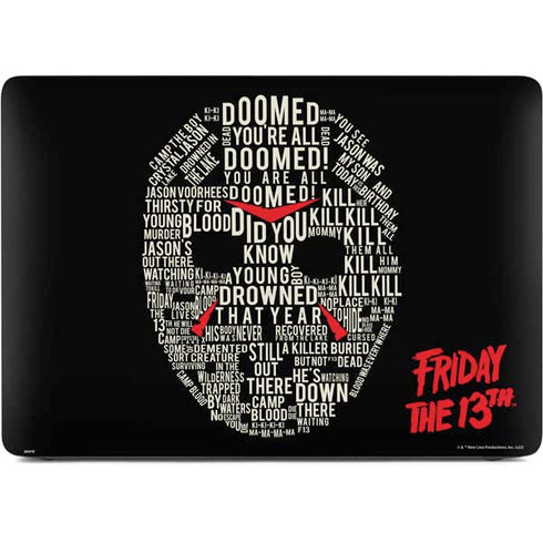 Warner Bros Friday the 13th Doomed Apple MacBook Air Skin