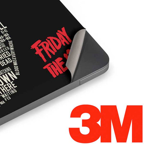 Warner Bros Friday the 13th Doomed Apple MacBook Air Skin