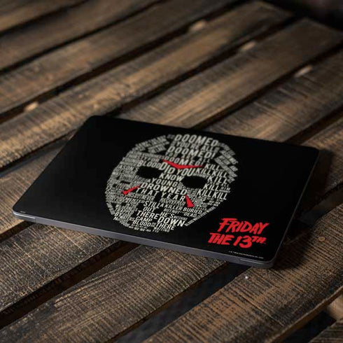 Warner Bros Friday the 13th Doomed Apple MacBook Air Skin