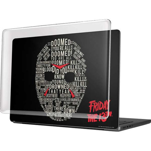 Warner Bros Friday the 13th Doomed MacBook Pro 14in (2021-24) Case plus Skin