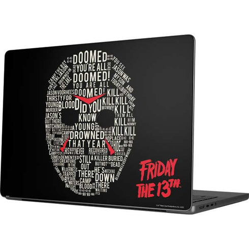 Warner Bros Friday the 13th Doomed Apple MacBook Pro 14-inch Skin