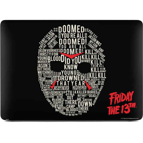 Warner Bros Friday the 13th Doomed Apple MacBook Pro 16-inch Skin