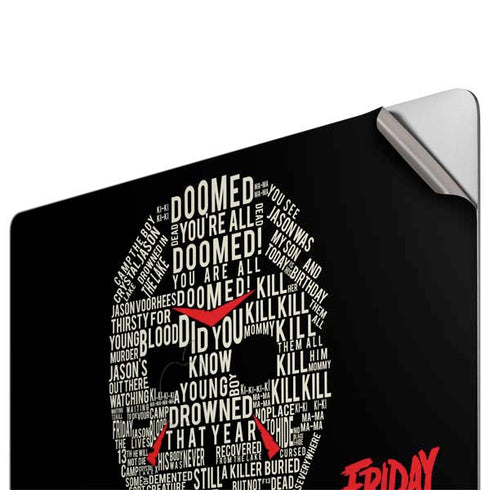 Warner Bros Friday the 13th Doomed Apple MacBook Pro 16-inch Skin